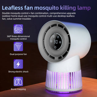 Electric Bug Zapper Bladeless Fan